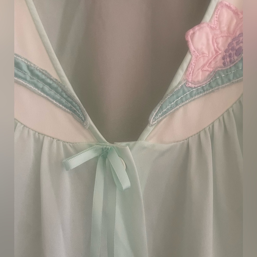 Lorraine | Vintage nightgown matching robe. Nylon. Size Large. Mint. USA. Rare - Picture 10 of 14